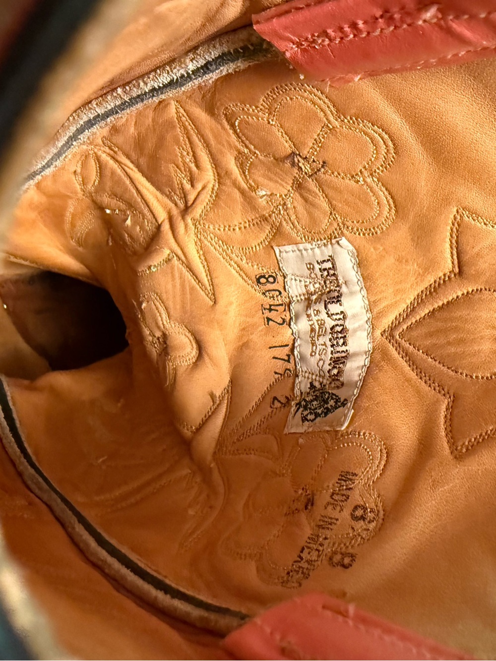 Old Gringo Coral Floral Western Cowboy Boots - Suede Leather - Picture 4 of 5